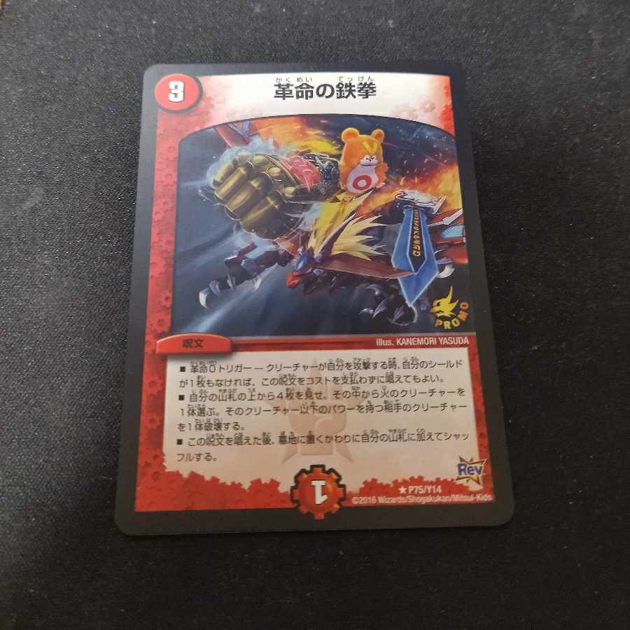 革命の鉄拳 R P75/Y14 真ん中部分傷あり