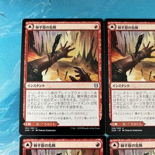 MTG 4-card Spikefield Hazard