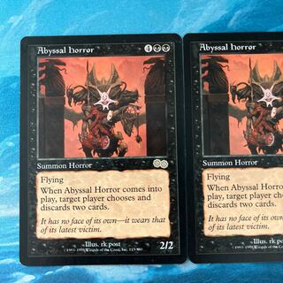 MTG 2 cards Abyssal Horror