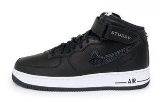 Stussy x Nike Air Riryoku 1 Mid "Black/HoWight" DJ7840-001 27cm