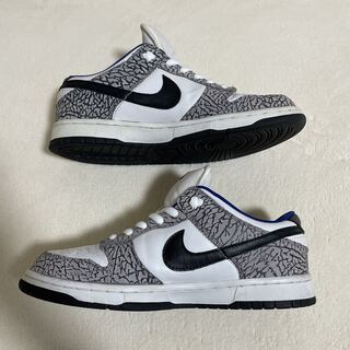 Supreme × Nike SB Dunk Low "White Cement" (2002) 28.5cm