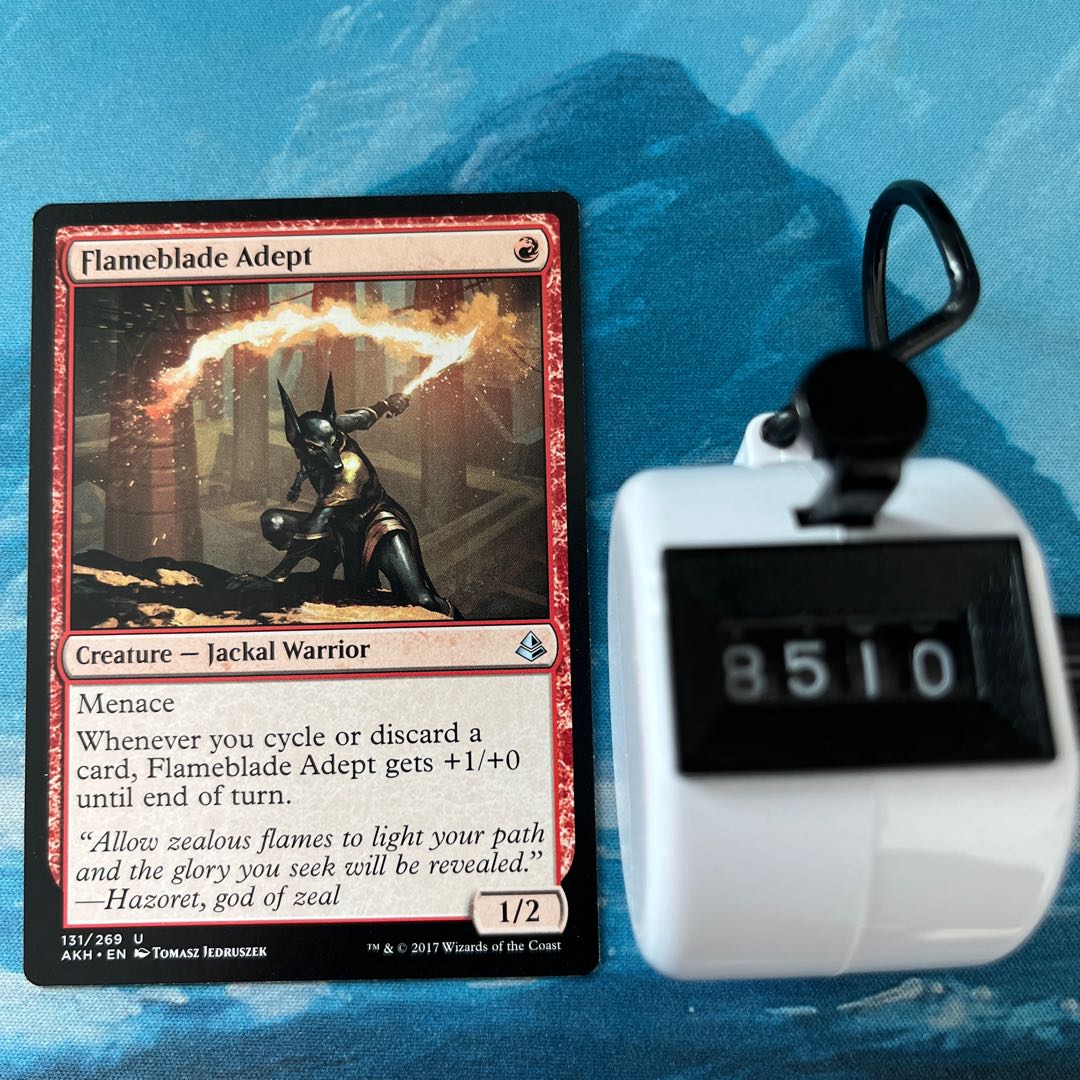 MTG 4-card Flameblade Adept