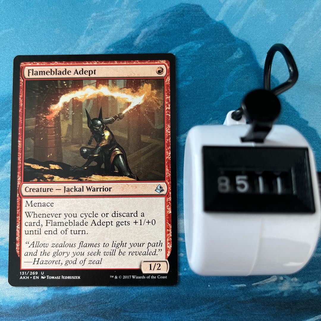 MTG 4-card Flameblade Adept