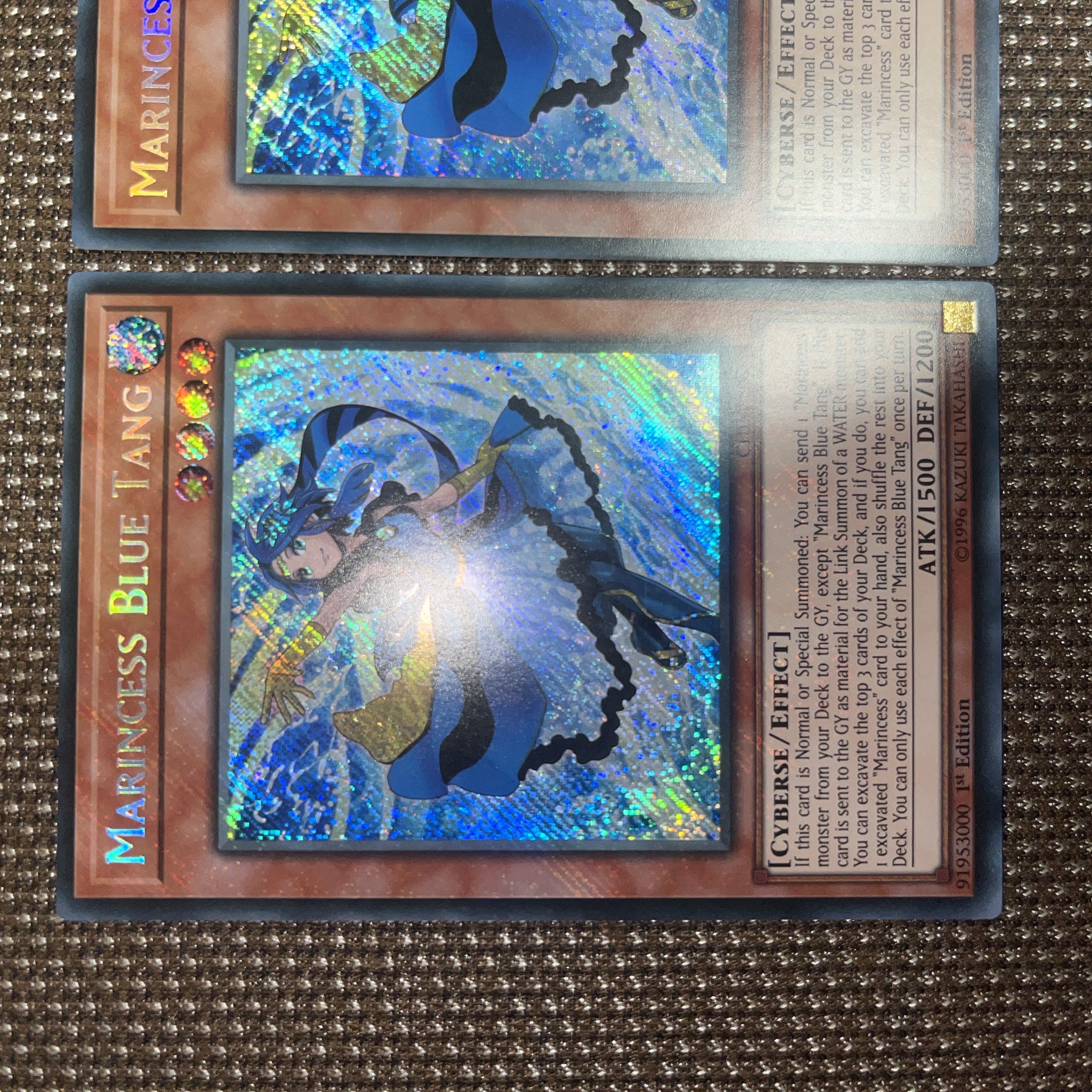 Yu-Gi-Oh Marincess Blue Tang EU Version (English) Siku 1st 3 copies