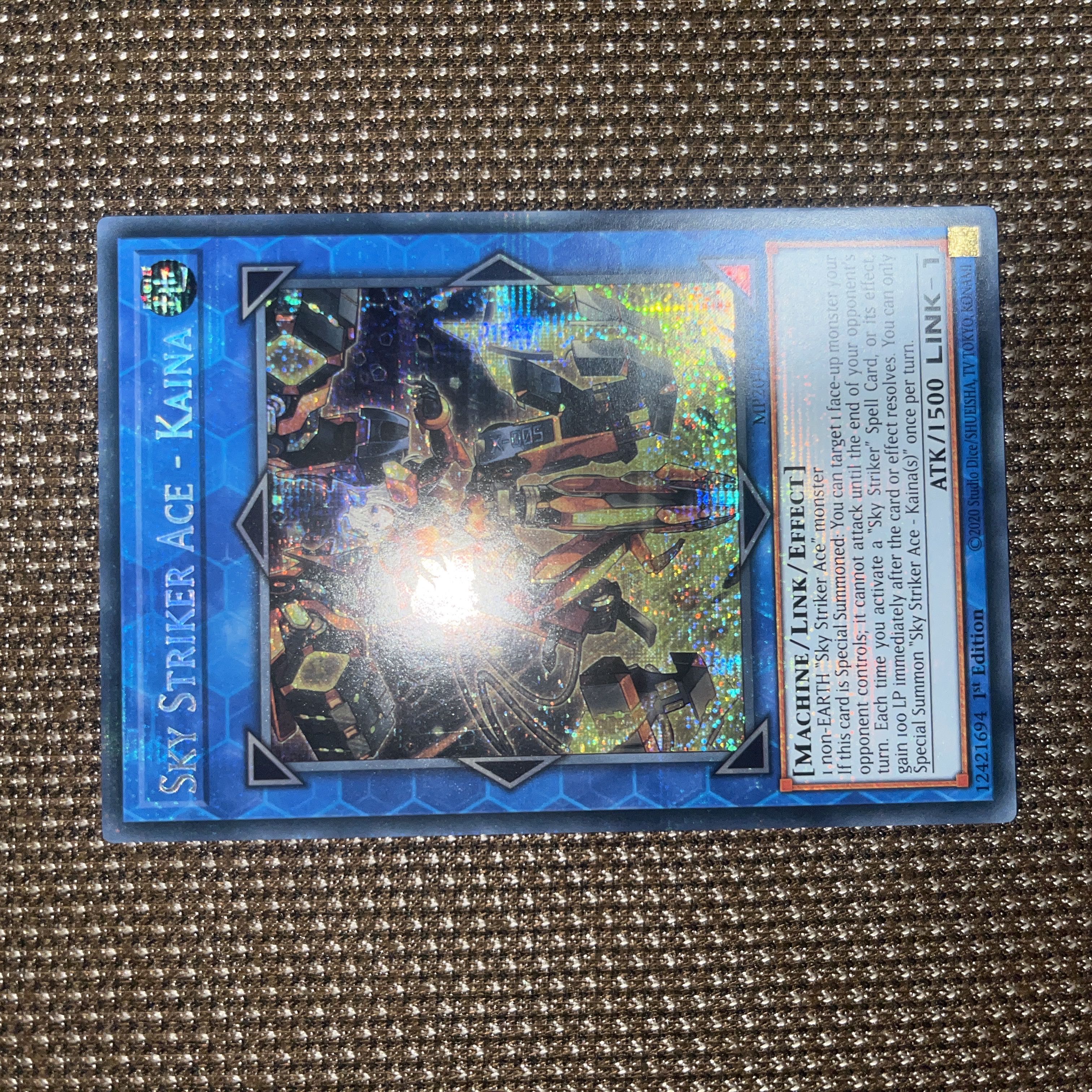 Yu-Gi-Oh Sky Striker Ace - Kaina EU Edition (English) Siku 1st 1 copy