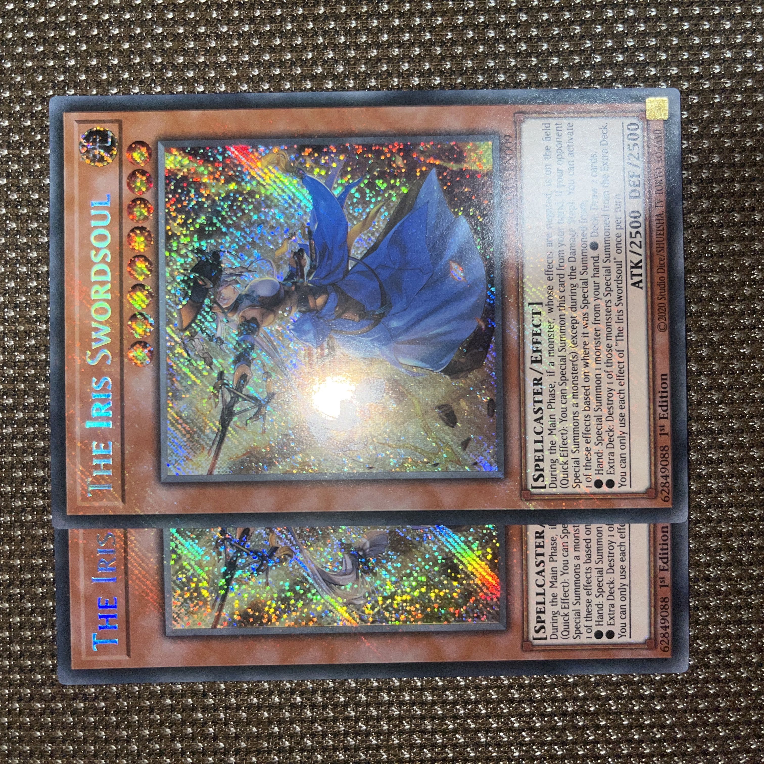 Yu-Gi-Oh The Iris Swordsoul EU Version (English) Siku 1st 2 copies