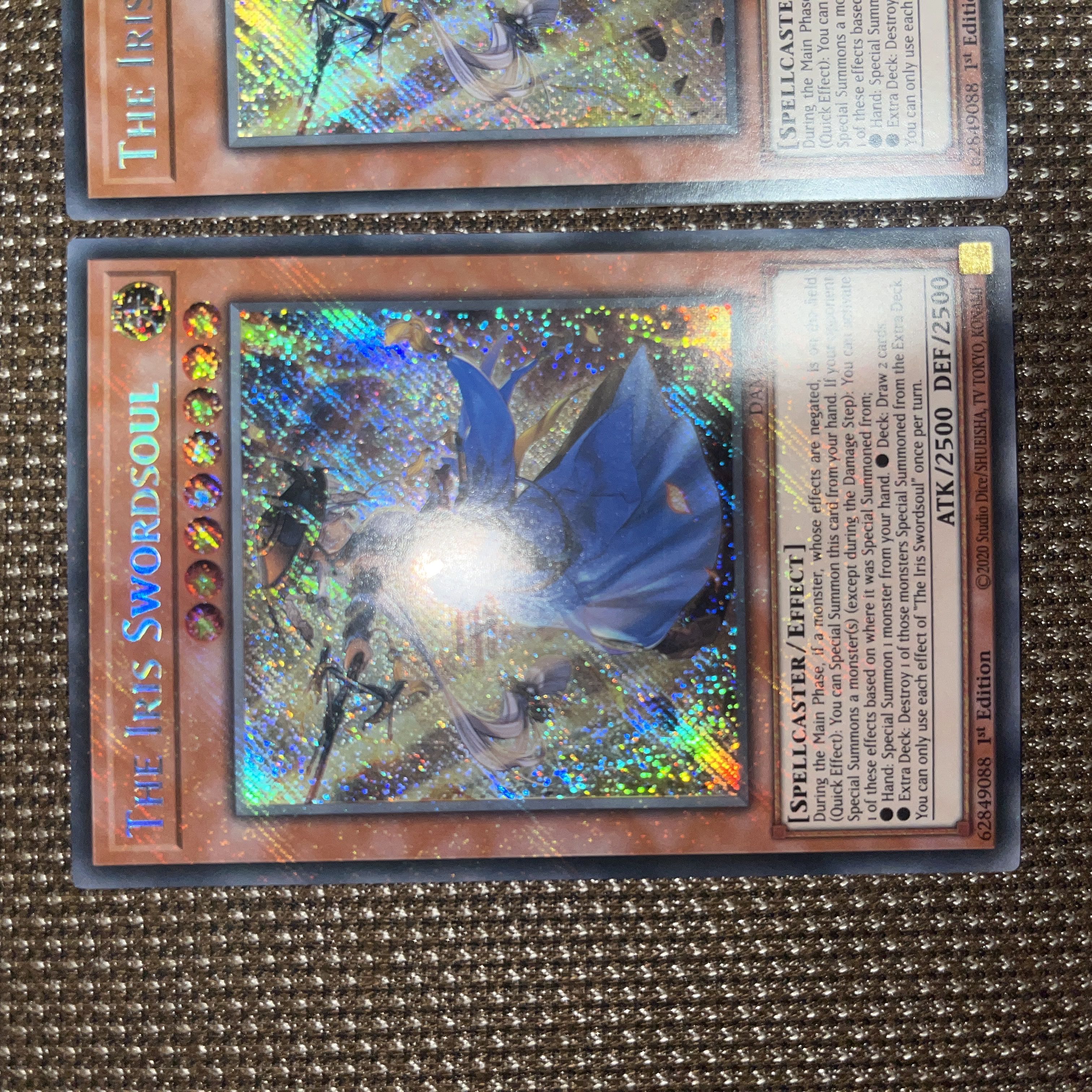 Yu-Gi-Oh The Iris Swordsoul EU Version (English) Siku 1st 2 copies