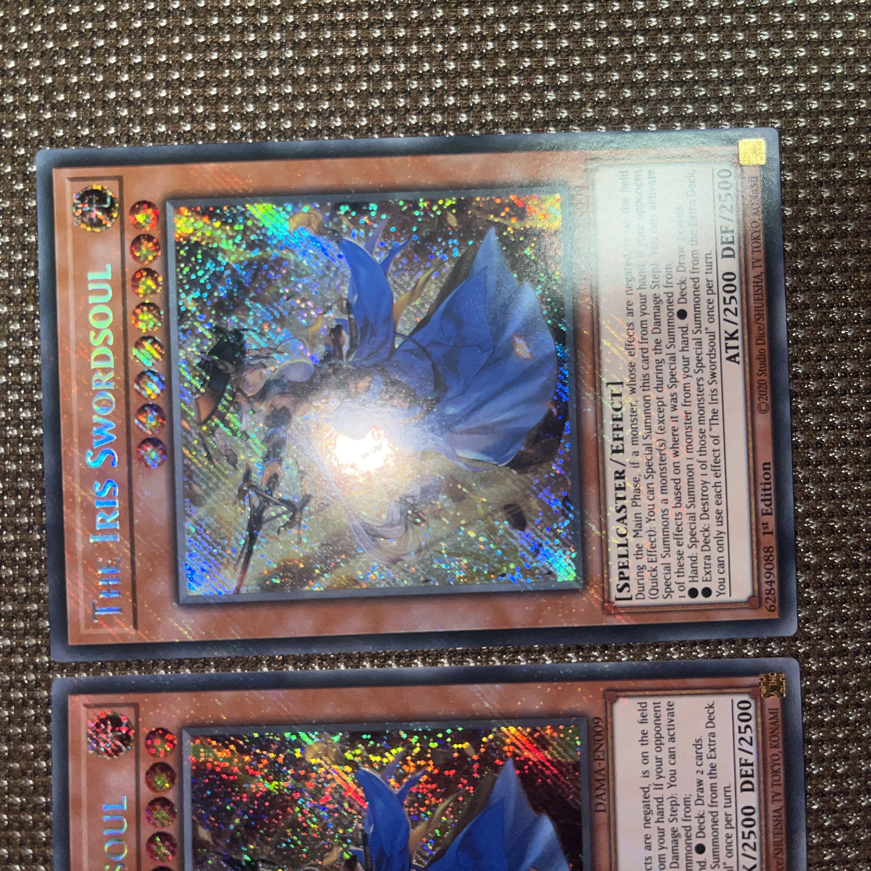 Yu-Gi-Oh The Iris Swordsoul EU Version (English) Siku 1st 2 copies