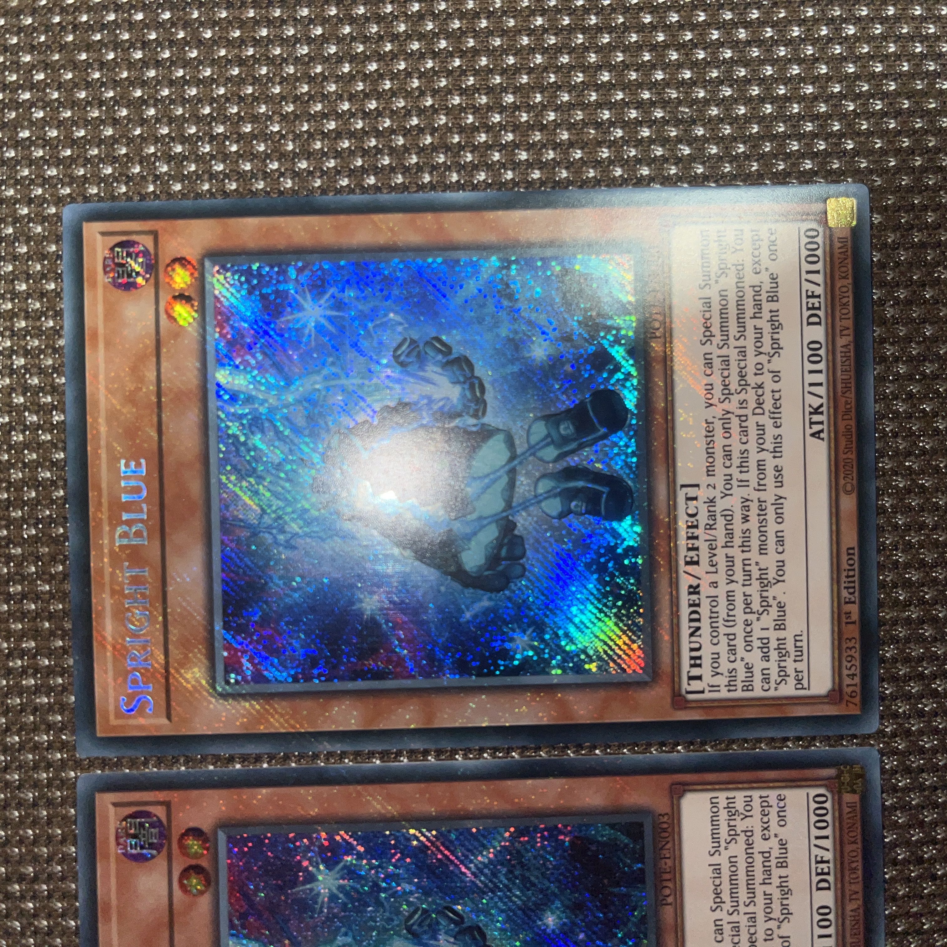 Yu-Gi-Oh Sprite Snubbull EU version (English) Siku 1st 2 copies