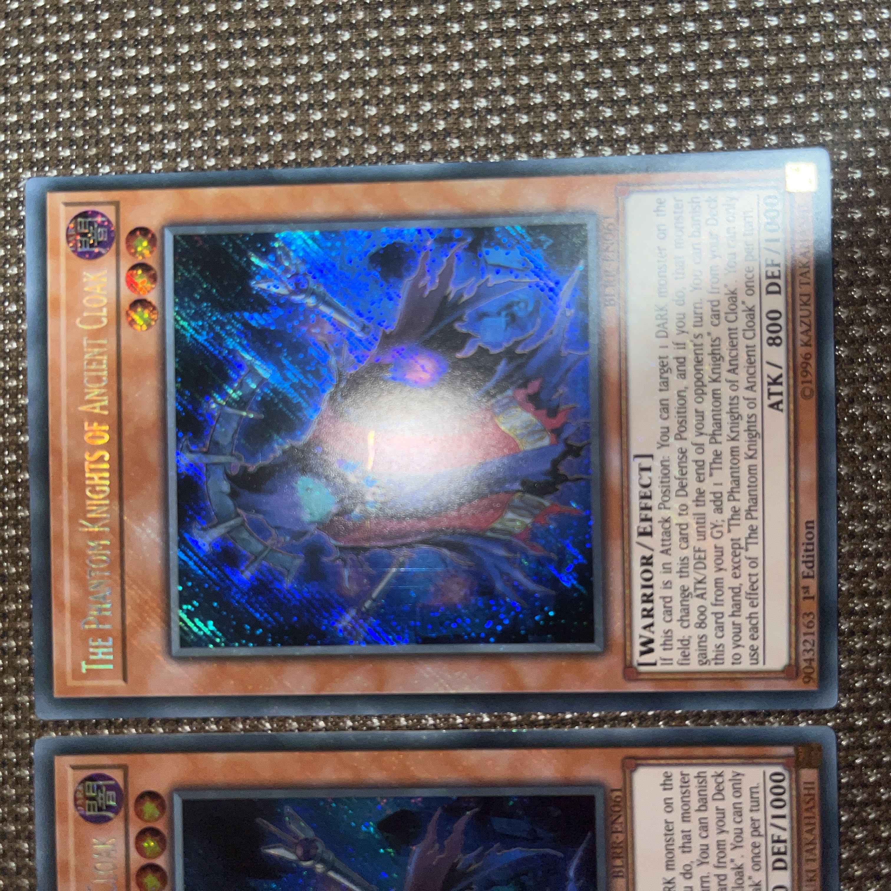 Yu-Gi-Oh The Phantom Knights of Ancient Cloak EU Edition (English) Siku 1st 3 copies