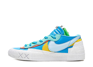 Cowes x Sakai x Nike Blazer Low "Neptune Snubbull" Neptune Snubbull/Yellow/HoWight DM7901-400 26.5cm