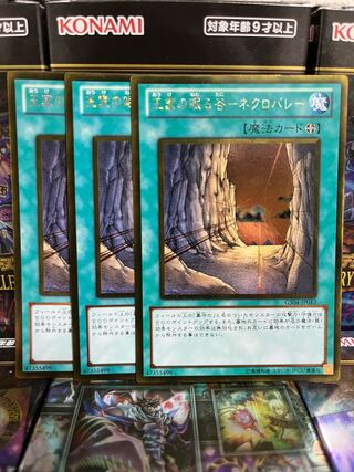 Yu-Gi-Oh Studio 3547 Valley of the Kings Sleeps - Necro Valley Gold Rare JP013