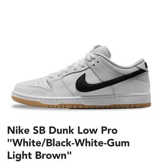Nike SB Dunk Low Pro "Ho Wight/Black/Gum/Light Brown" CD2563-101 28cm