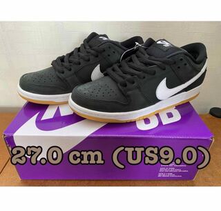 Nike SB Dunk Low Pro "Black/HoWight-Gum Light Brown" 27cm