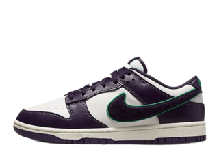 Nike Dunk Low Chenille Swoosh "Grand Purple" Chenille Swoosh/HoWight/Purple DQ7683-100 27.5cm