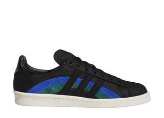 Bookworks x adidas Originals Campus 80 "Core Black" Core Black/Bold Snubbull/Cary Jato GW3246 29cm