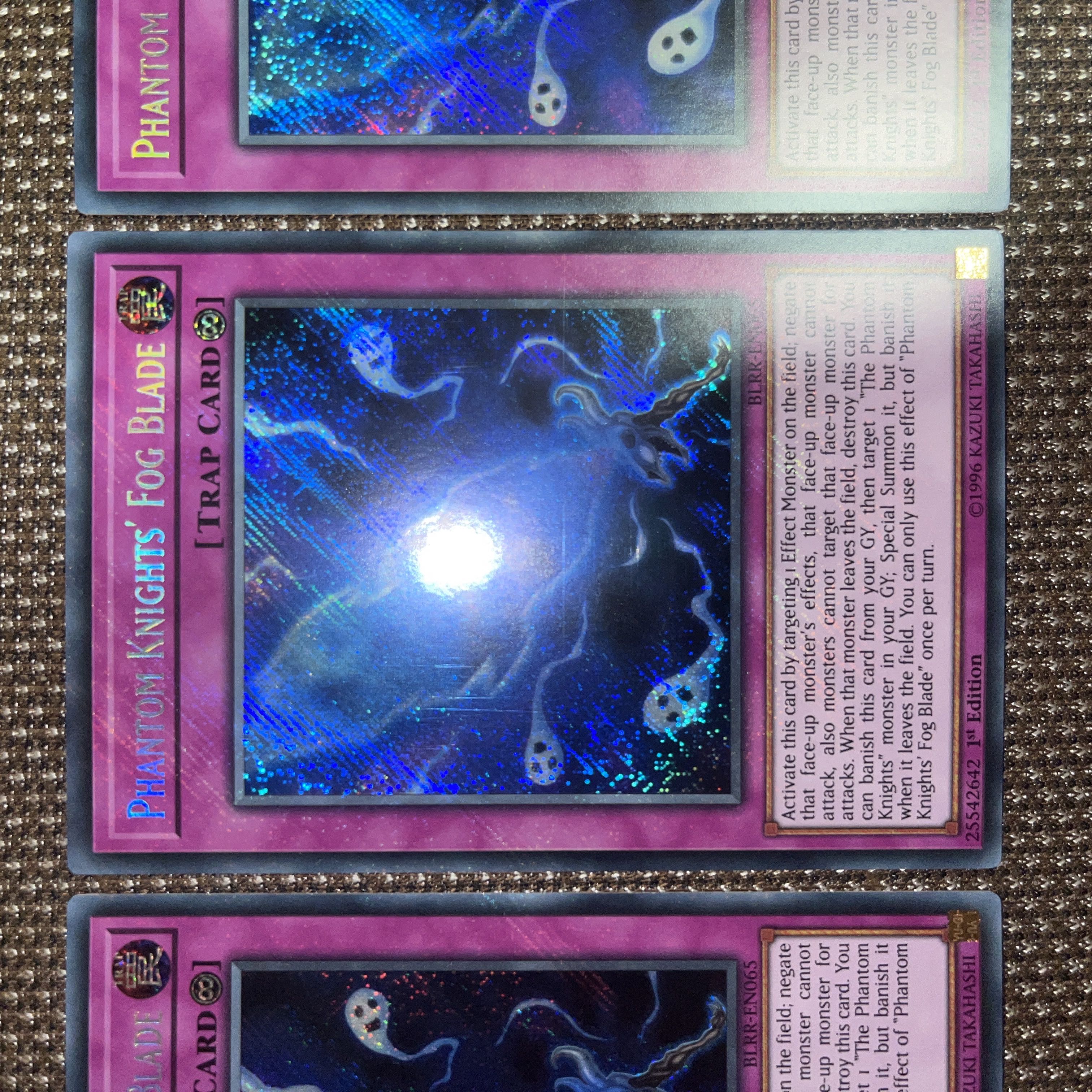 Yu-Gi-Oh Phantom Knights' Fog Blade EU Version (English) Siku 1st 3 copies