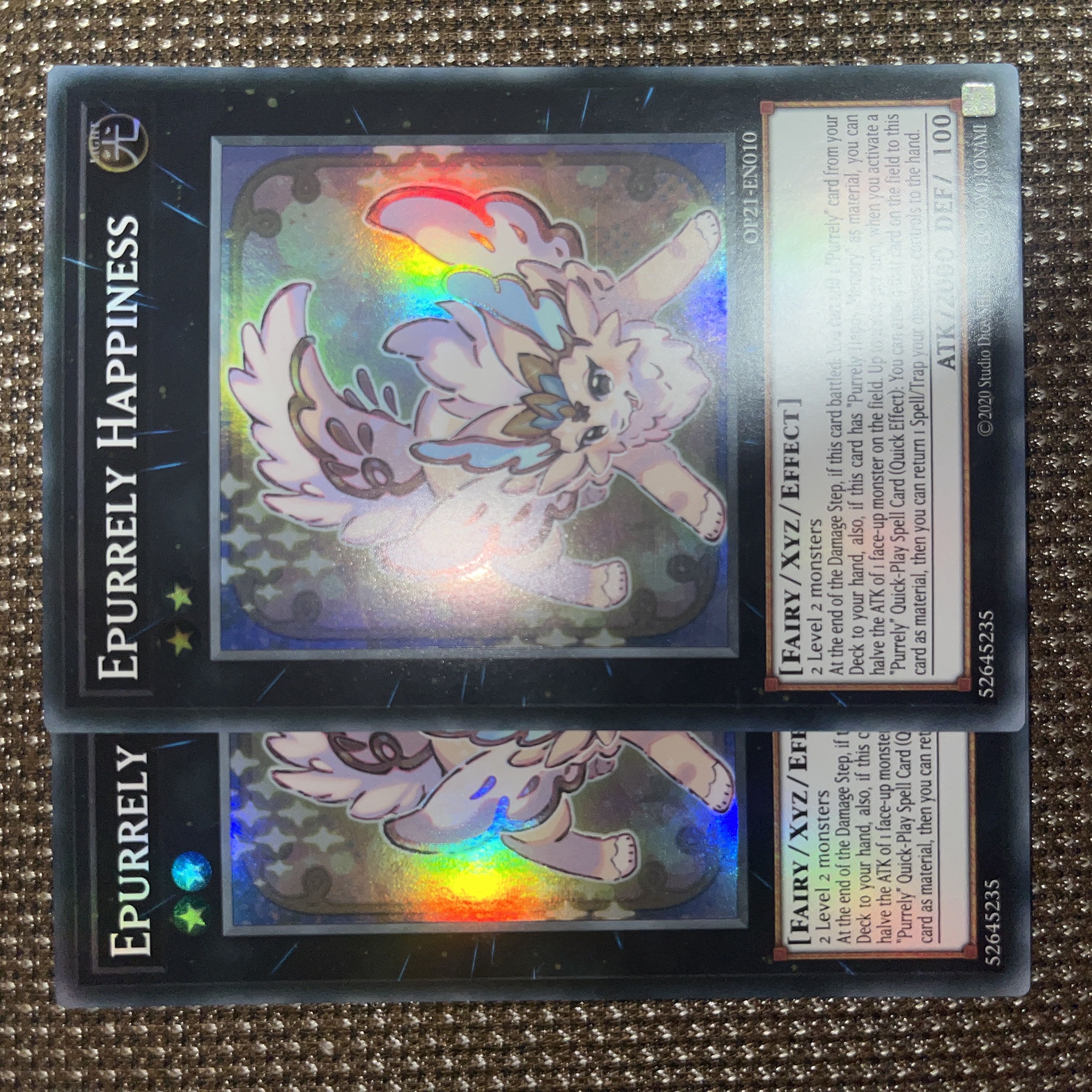 Yu-Gi-Oh Epuilly Happiness EU Version (English) Super 2 copies