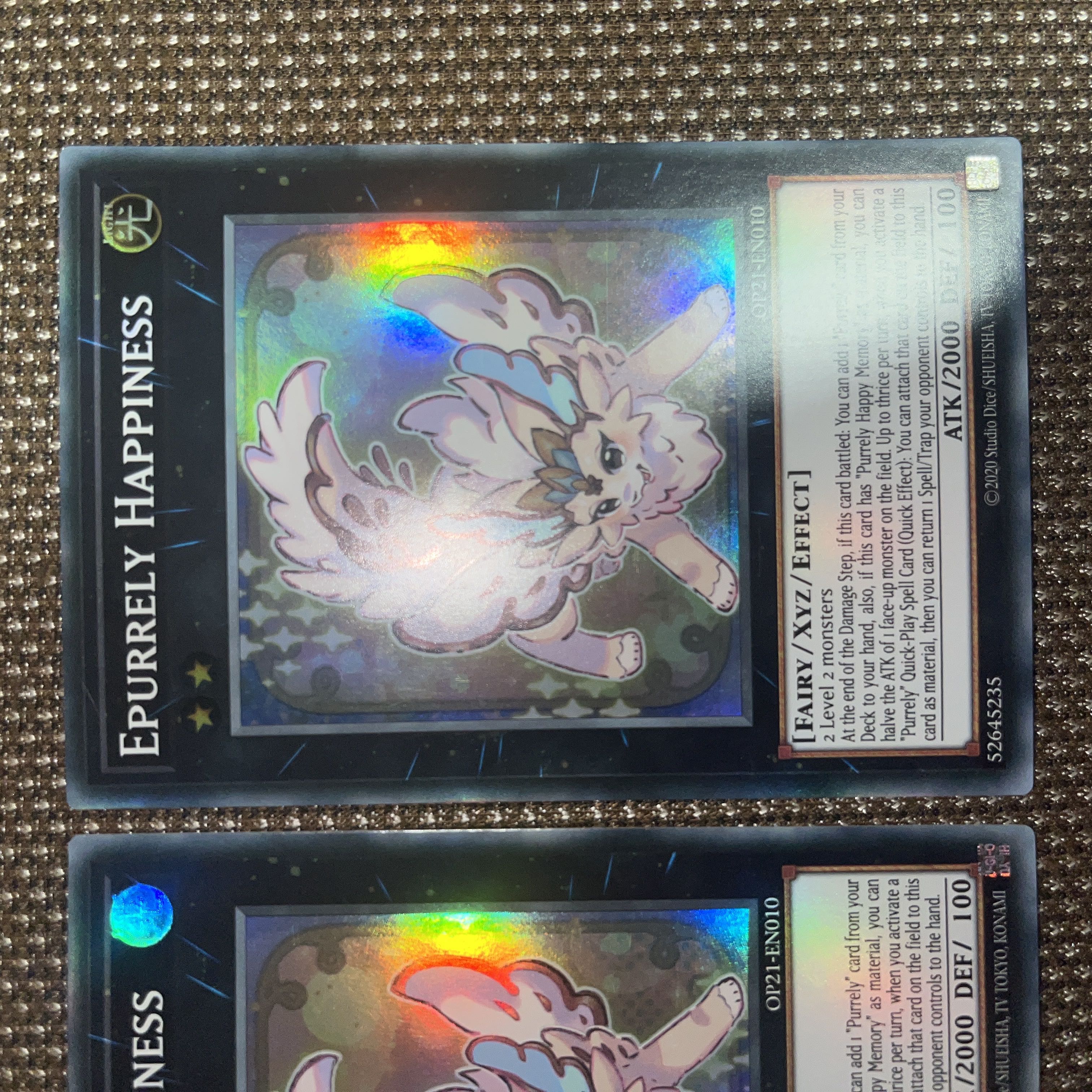 Yu-Gi-Oh Epuilly Happiness EU Version (English) Super 2 copies