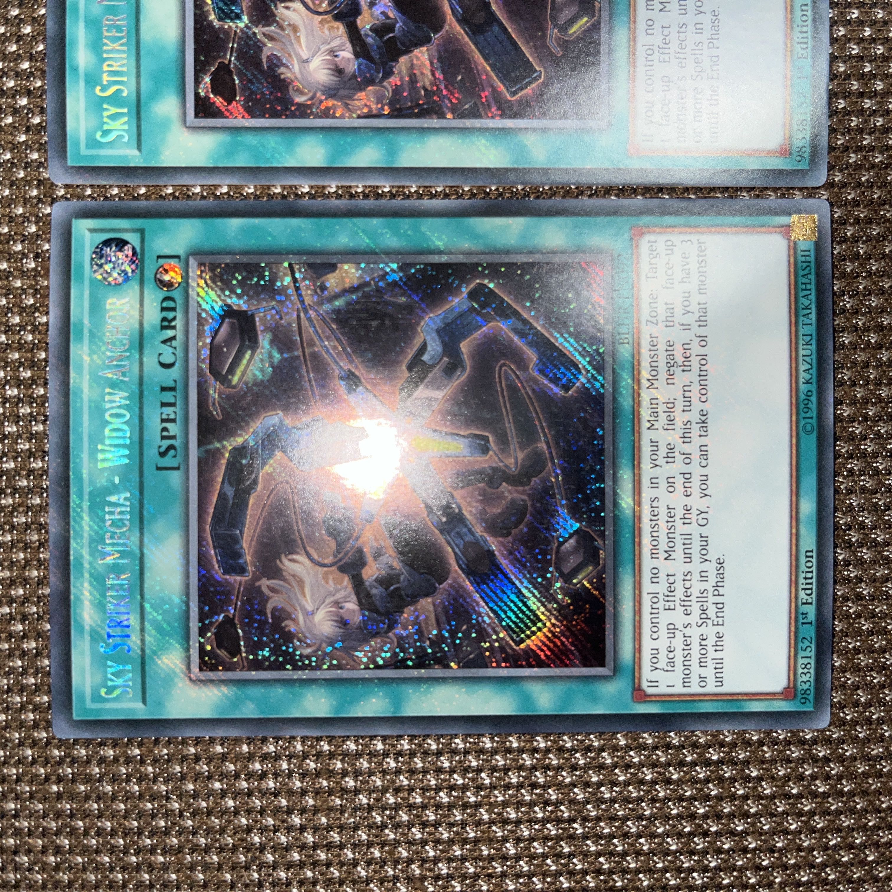 Yu-Gi-Oh Sky Striker Mecha - Widow Anchor EU Edition (English) Siku 1st 3 copies