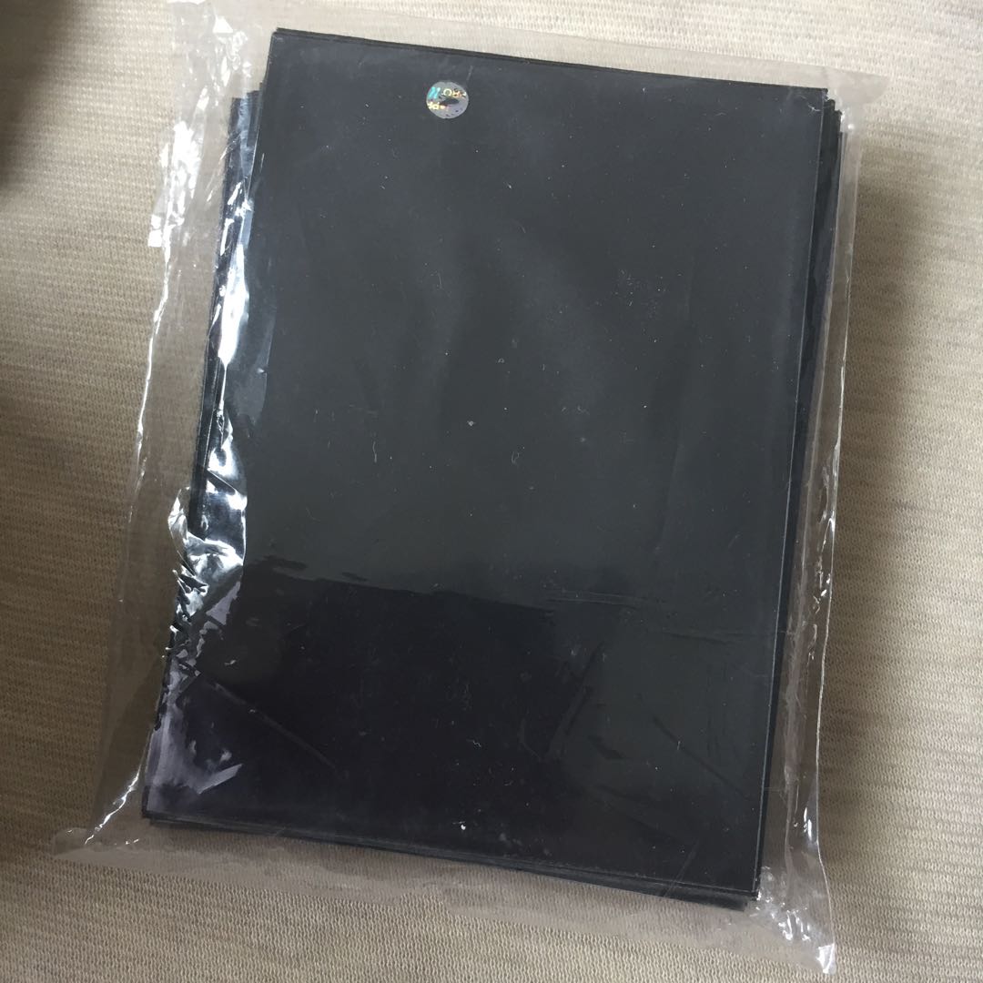 ウルトラプロ スリーブ 黒 50枚 スタンダード