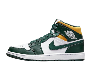 Nike Air Jordan 1 Mid "Seattle Supersonics" Green/HoWight 554724-371 28.5cm