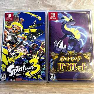 スプラトゥーン3 ポケットモンスター バイオレット　任天堂Switchソフト