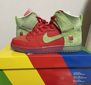 Nike SB Dunk High "Strawberry Cough"ナイキSB ダンク ハイ "ストロベリーコフ" 27.5cm