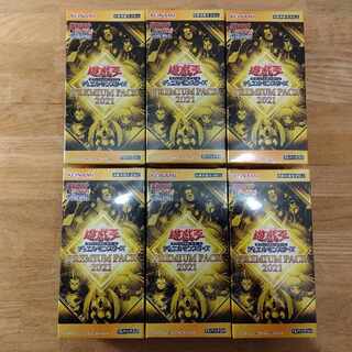 遊戯王デュエルモンスターズ　シュリンク付き　プレミアムパック2021 6box