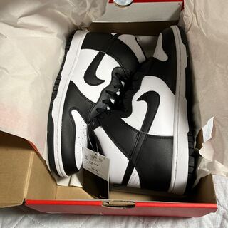 Nike Dunk High Retro "Champion Ship Ho Wight" Ho Wight/Black Wight DD1399-105 30cm