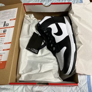 Nike Dunk High Retro "Champion Ship Ho Wight" Ho Wight/Black Wight DD1399-105 30cm