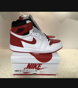 Nike Air Jordan 1 Retro High Og "Heritage" Ho Wight/University Red Black 555088-161 29cm