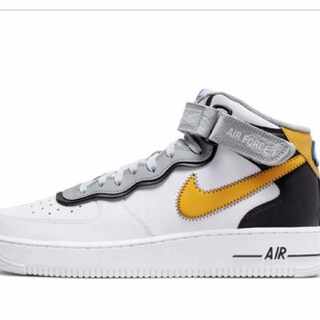 ナイキ エアフォース1 ミッド '07 LV8 "ホワイト/ダーク サルファー" 26cm