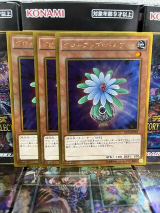 遊戯王スタジオ 3620 グローアップ・バルブ ゴールドレア JP001 1枚