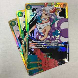 078MC237D One Piece Card Game OP01-121 SEC Yamato, set of 3