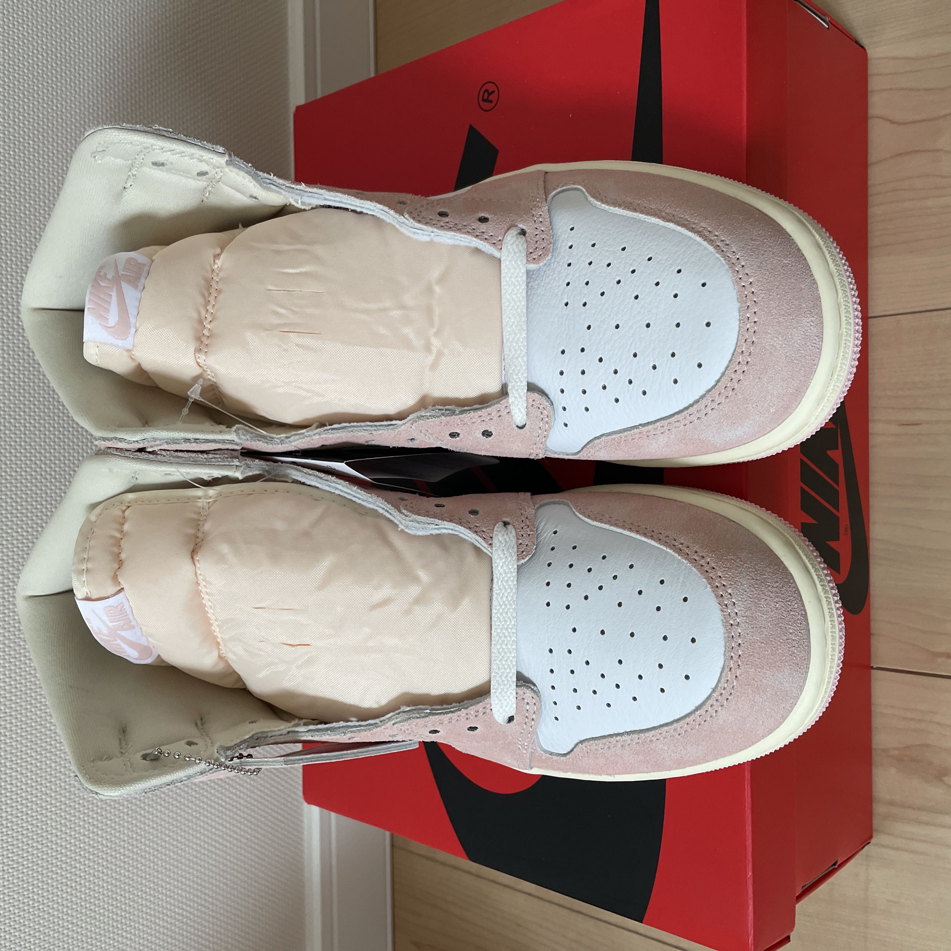 Nike WMNS Air Jordan 1 Retro High OG "Washed Pink" 28cm