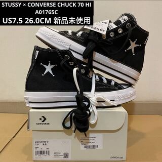 26.0cm STUSSY × CONVERSE CHUCK 70 HI ② 26cm