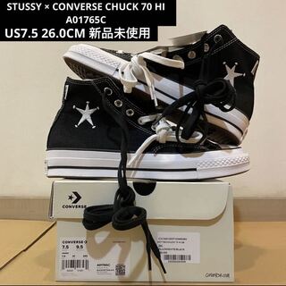 26.0cm STUSSY × CONVERSE CHUCK 70 HI ③ 26cm
