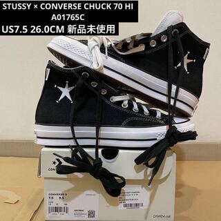 26.0cm STUSSY × CONVERSE CHUCK 70 HI ④ 26cm