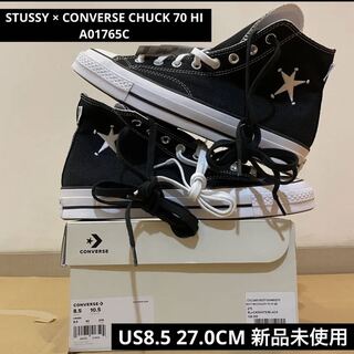 27.0cm STUSSY × CONVERSE CHUCK 70 HI ⑤ 27cm