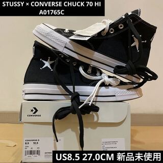 27.0cm STUSSY × CONVERSE CHUCK 70 HI ⑥ 27cm
