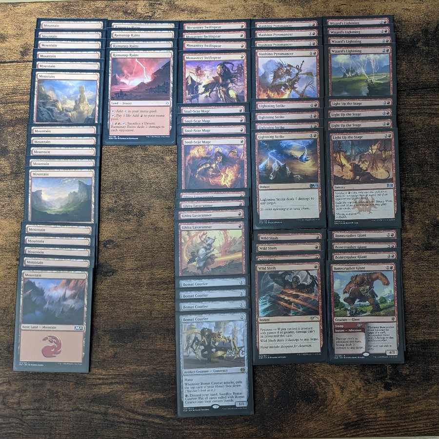 Pioneer Challenger Deck Red Mono, B/W Aura