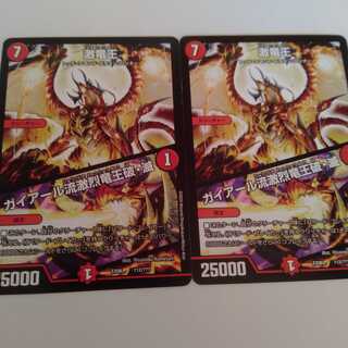 激竜王　ガイアール流激烈竜王破　滅　2枚セット