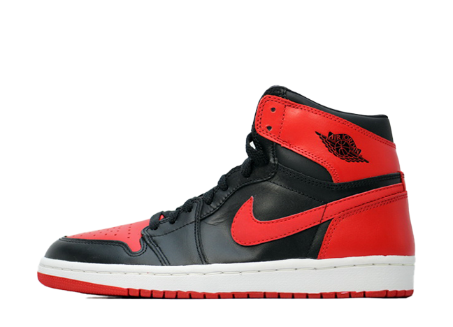 Nike Air Jordan 1 Retro High "Black/Varsity Red/Ho Wight" (2001) 136066-061 27cm