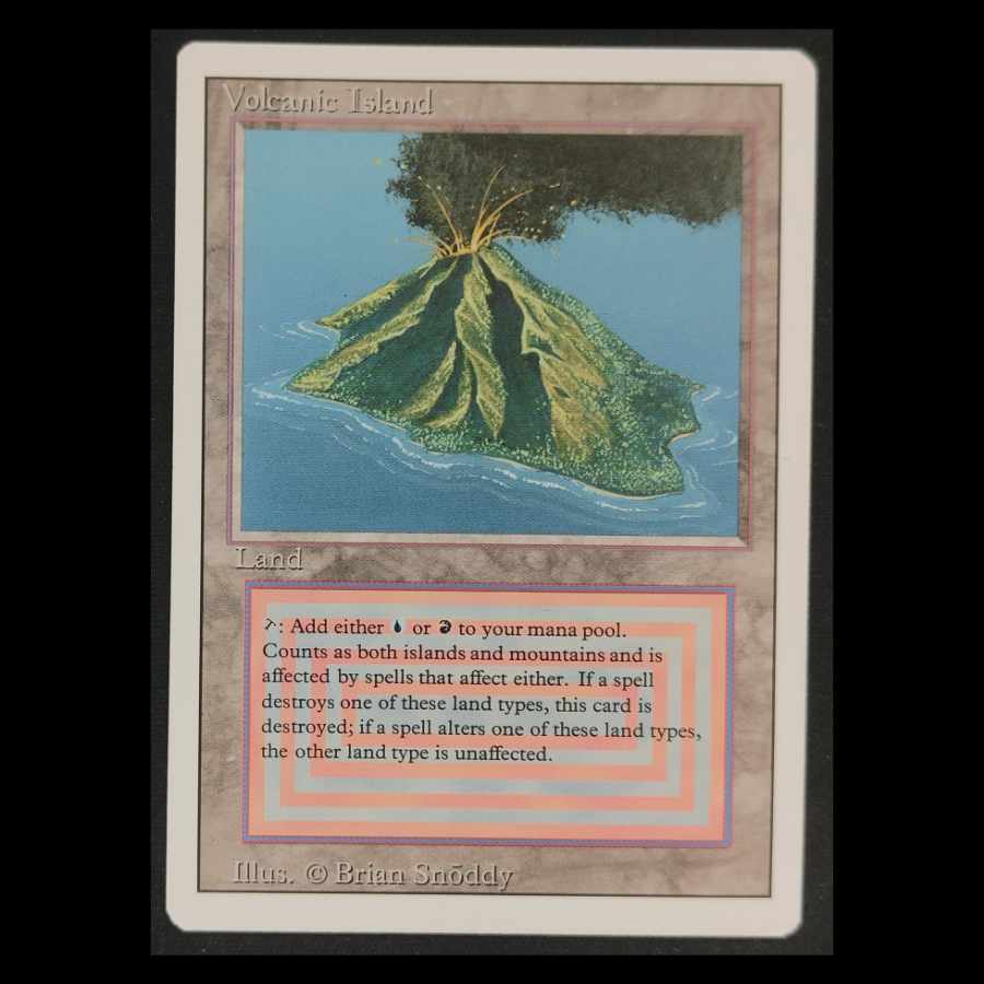 デュアルランド Volcanic Island IT 3ED MTG-