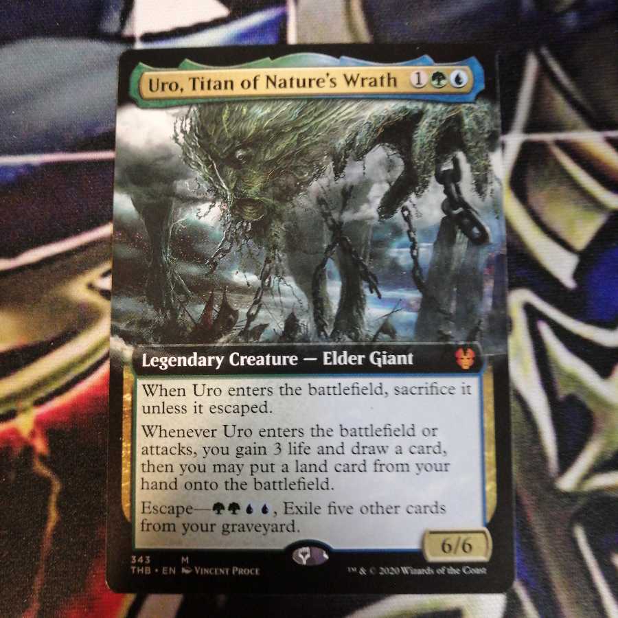 自然の怒りのタイタン、ウーロ 拡張アート