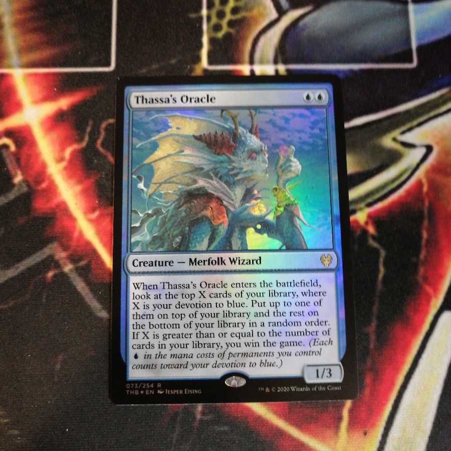 タッサの神託者 foil 島9枚 沼4枚