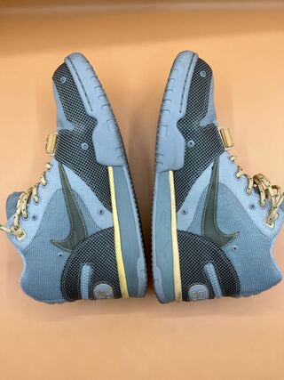 トラヴィス・スコット × ナイキ エア トレーナー 1 Sp "グレーヘイズ" DR7515-001 27cm