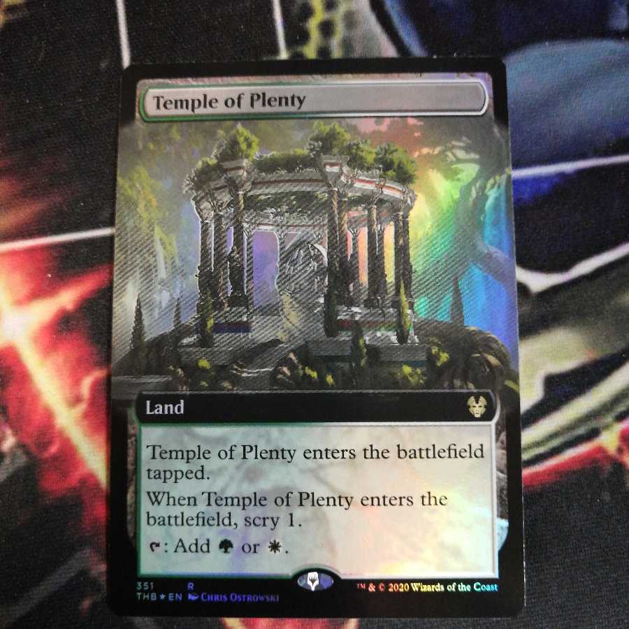 豊潤の神殿 拡張アート 拡張foil 1枚