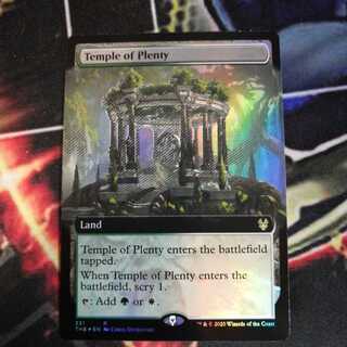 豊潤の神殿 拡張アート 拡張foil 1枚